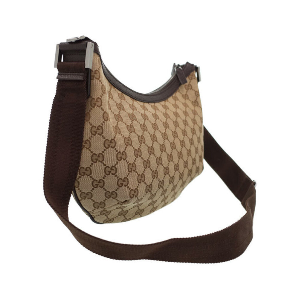 Gucci Sherry Shoulder Brown Canvas Line GG Bag